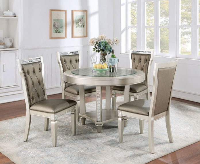 Glam best sale dining set