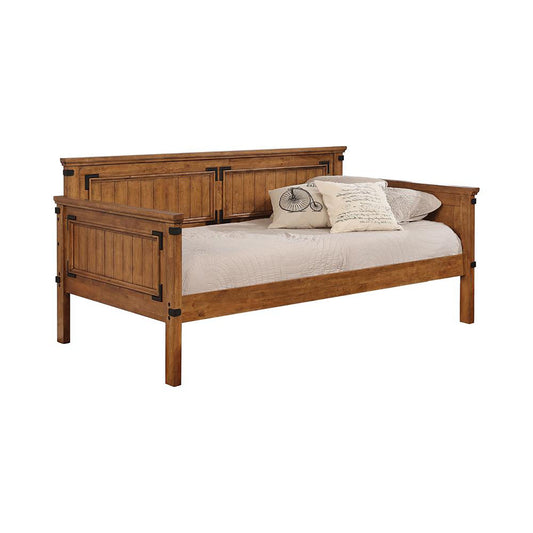 Brandon Wooden Rustic Honey Twin Daybed