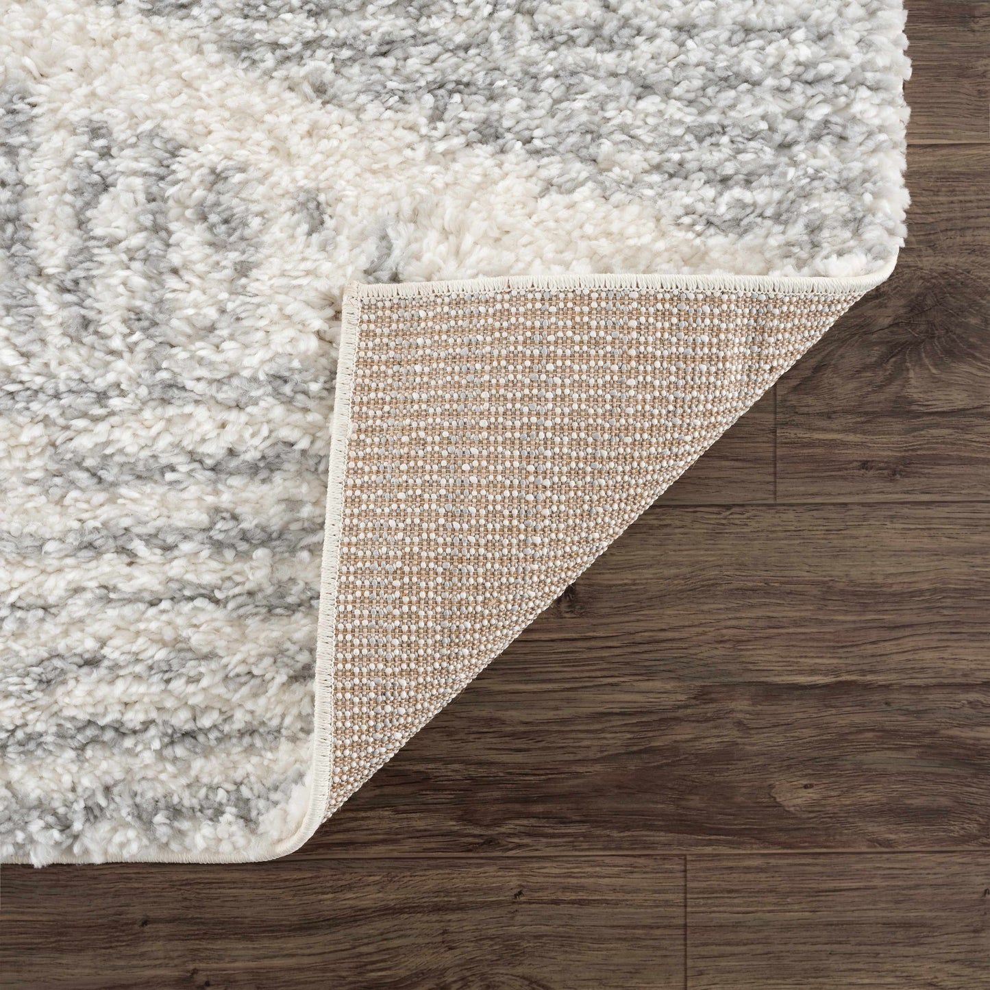 Trunding Plush Area Rug in Gray