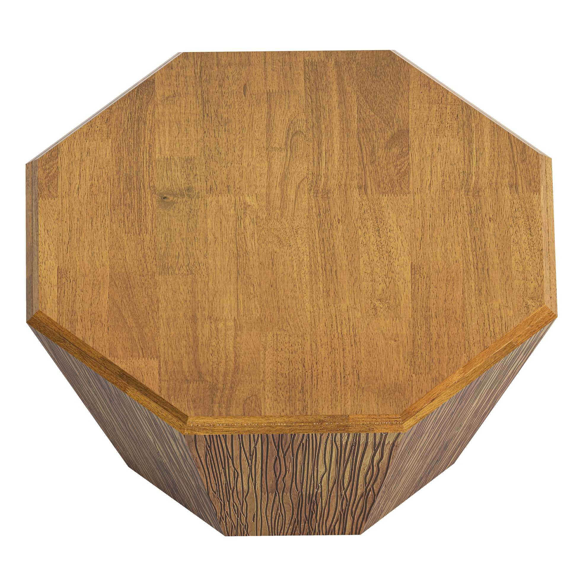 Normal 31.5" Octagonal Coffee Table, Natural