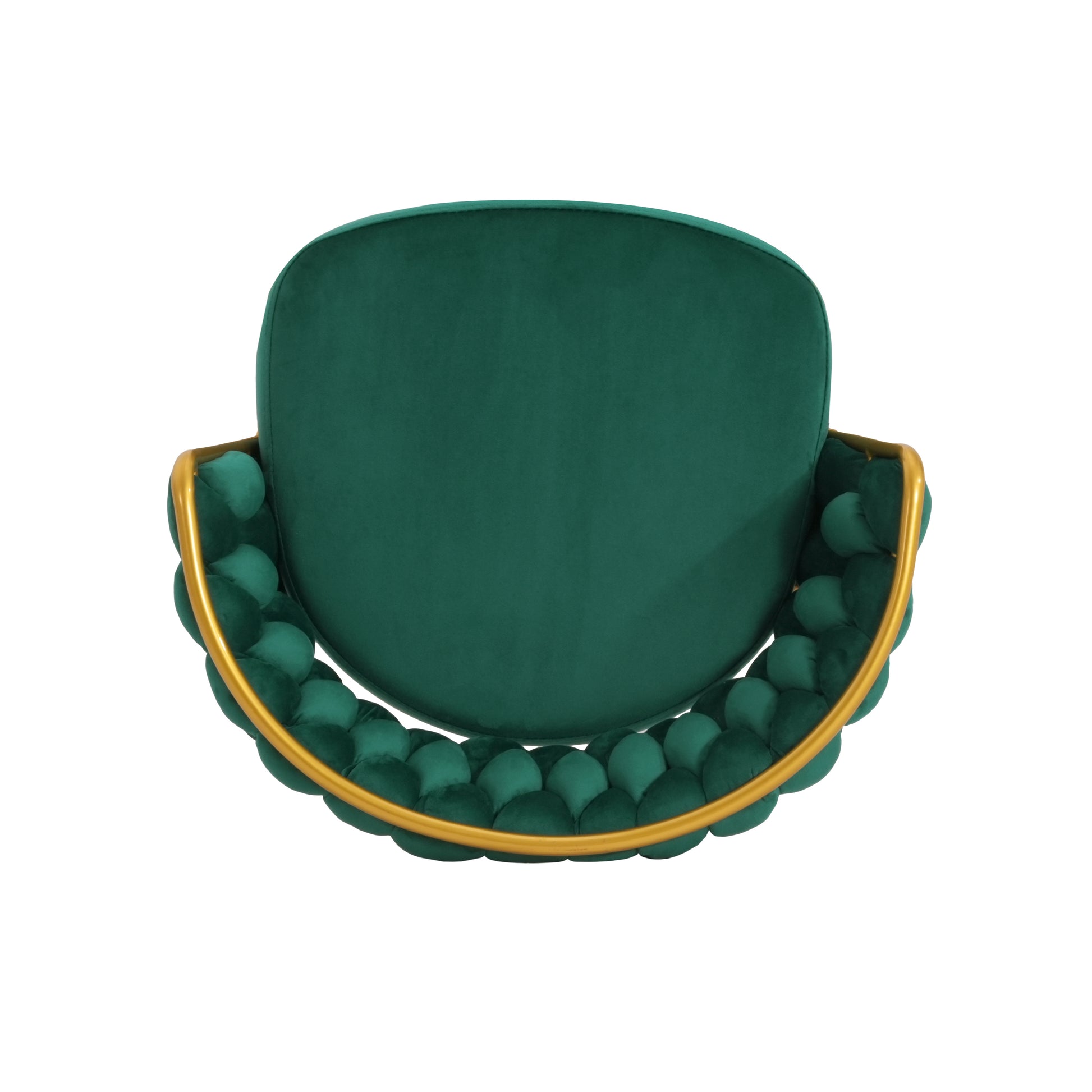 Azariah 31.5' Velvet Swivel Bar Stools Set of 2 Green