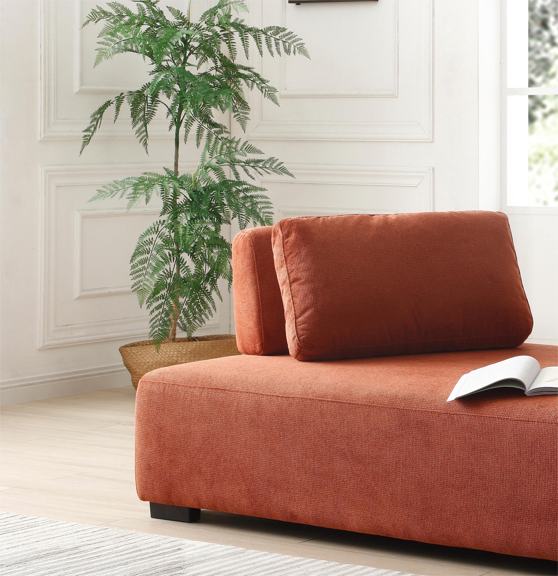 Jenna Modern Minimalist Upholstered Sofa