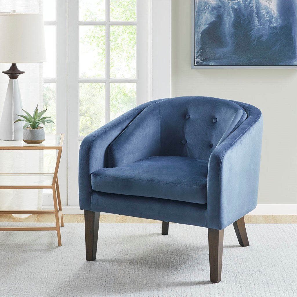 Esther Upholstered Tufted Mid-Century Accent Chair