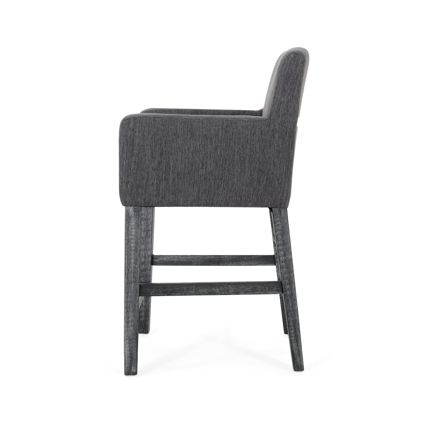 Anouk 26 inch Counter Stool Set of 2 - Charcoal/Gray