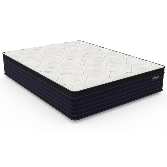 Diamond Cleo Cool Copper Ultra supportive, pressure relief Memory Foam Hybrid with luxurious Euro-Top 14' - Firm Feel Cal King