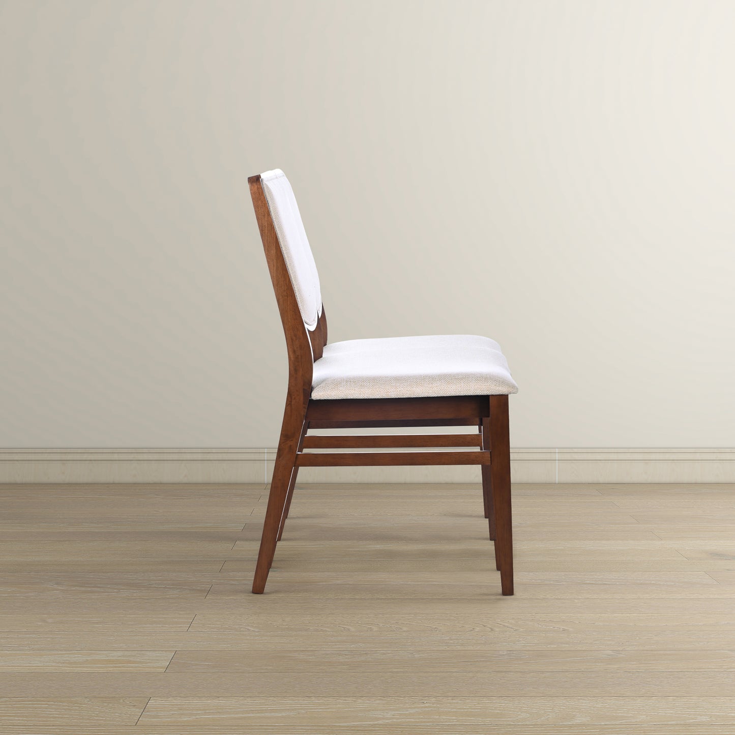 Skylar Beige Fabric Dining Chair Set Of 2