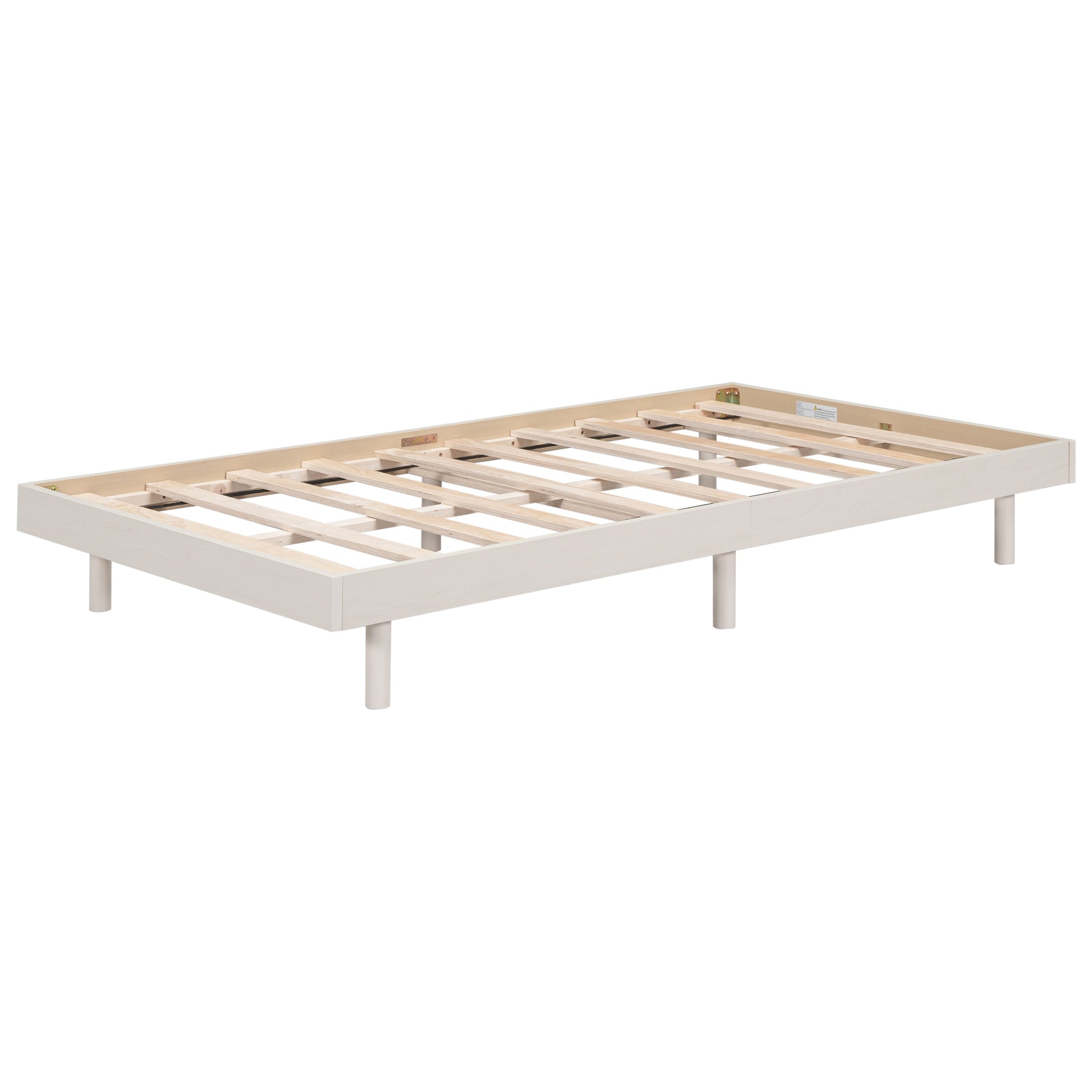 Laken Modern Design Twin Size Floating Platform Bed Frame