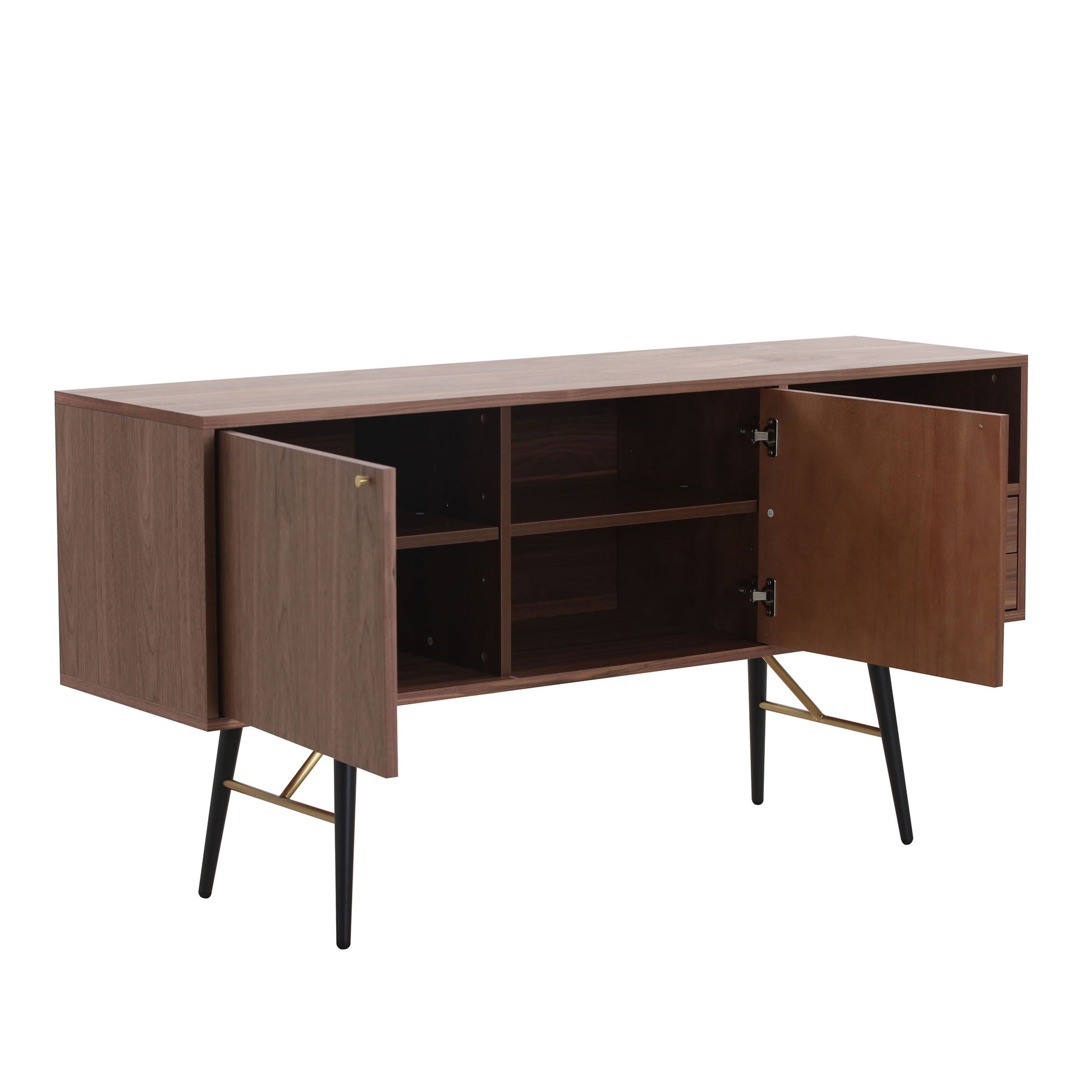 Justone Modern Buffet Wooden 2 Doors Sideboard Storage Cabinet