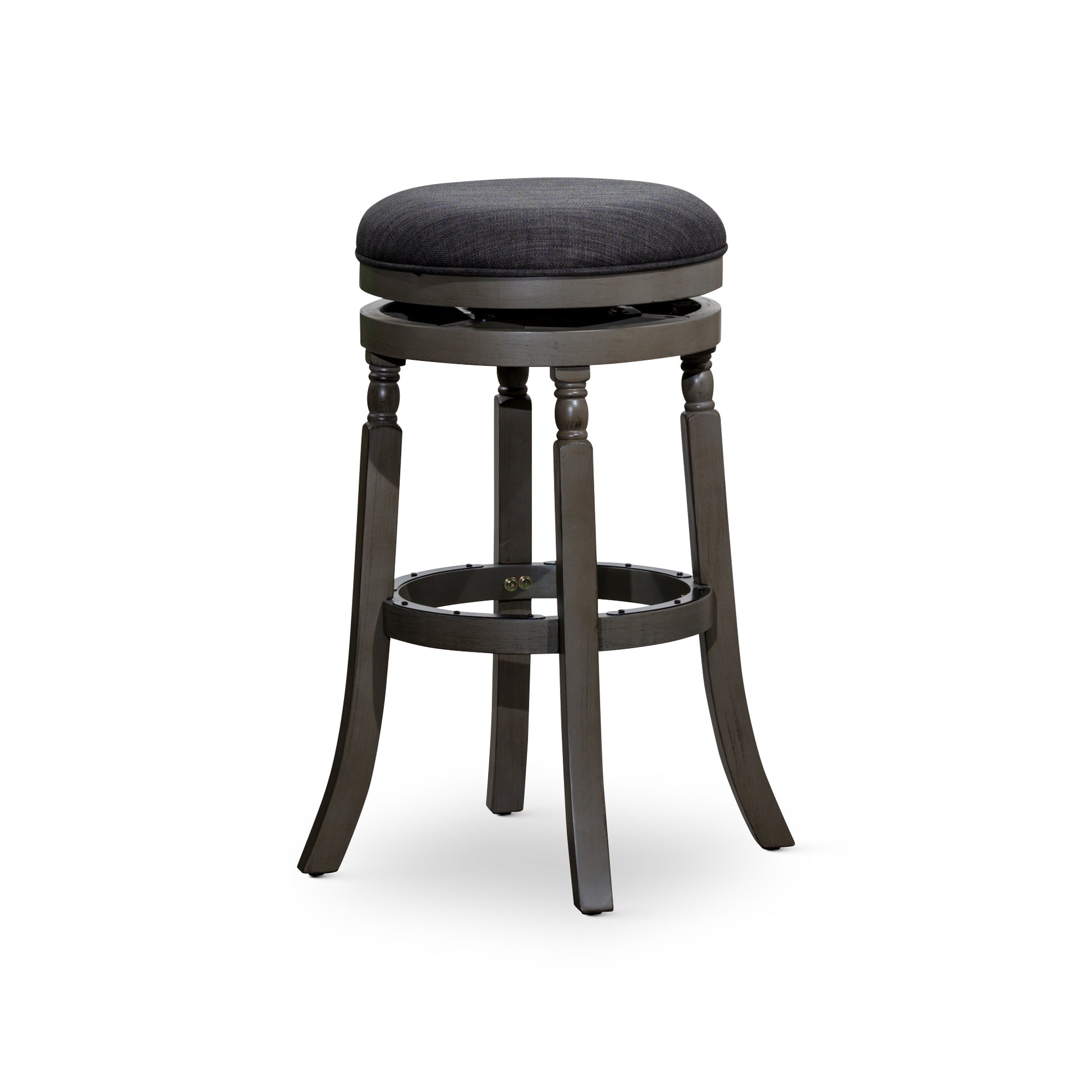 Palmer Lake 30" Bar Stool with Upholstered Seat - Charcoal