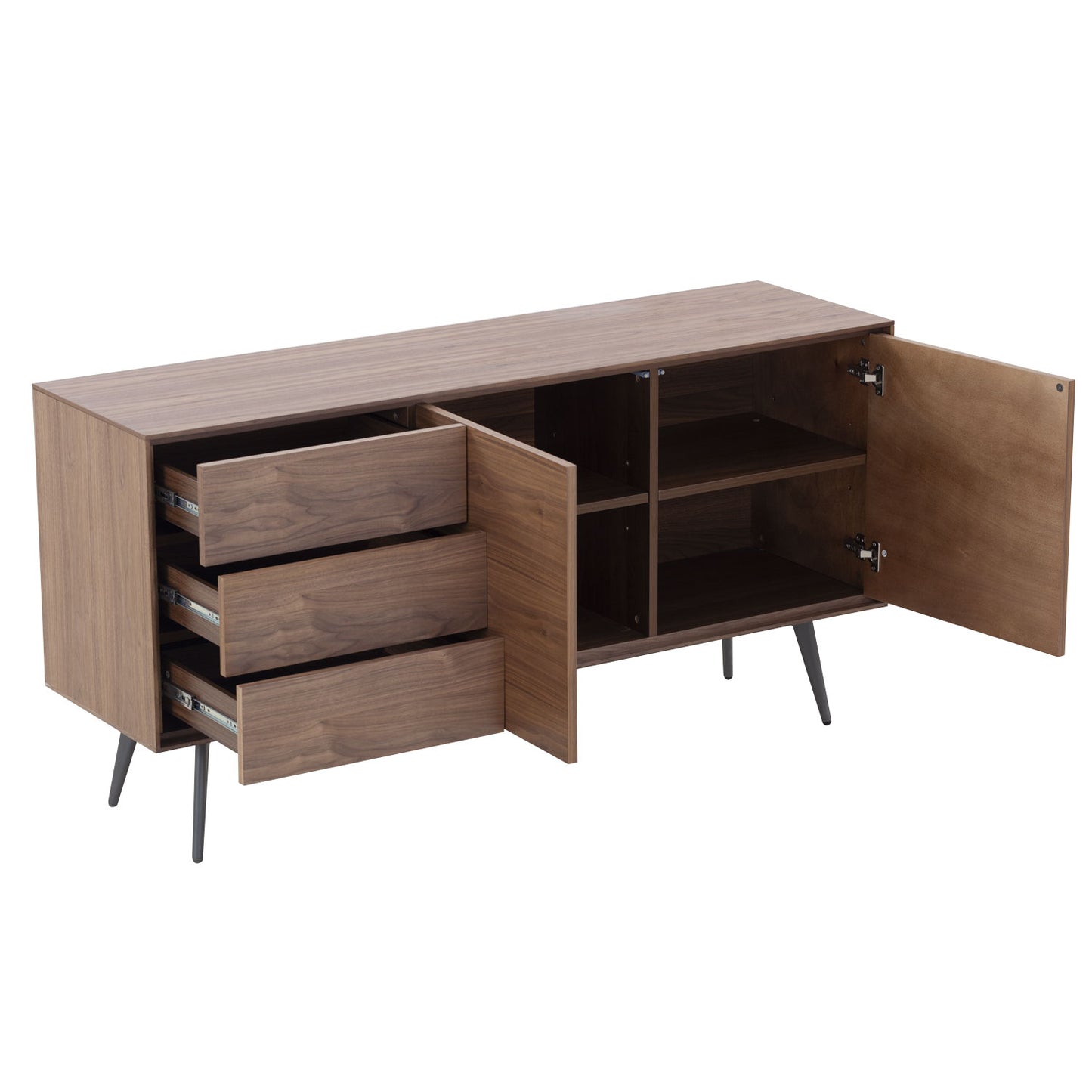 Justone Modern Buffet Wooden Sideboard Storage Cabinet