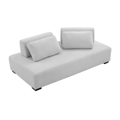 Justone Interior Morden Minimalist Sofa Daybed - Beige