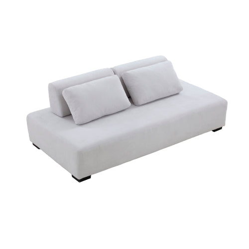 Justone Interior Morden Minimalist Sofa Daybed - Beige