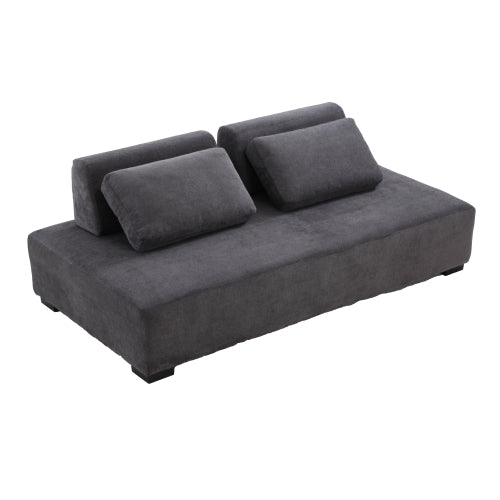 Justone Interior Morden Minimalist Sofa Daybed - Gray