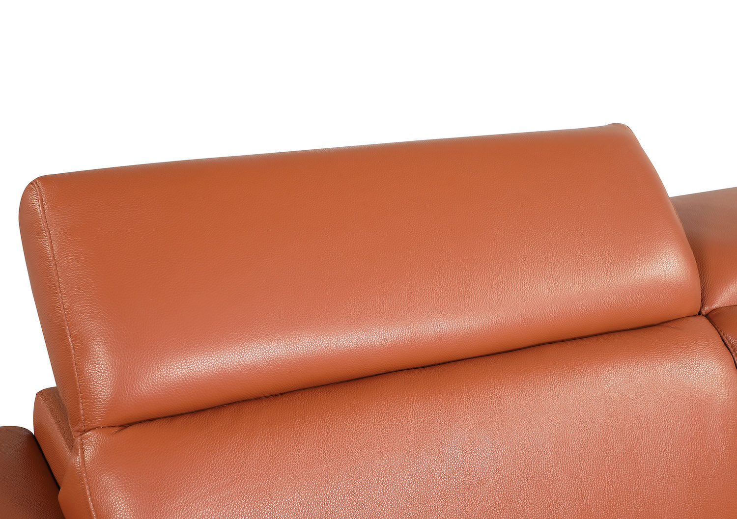 GU Furniture Modern Italian Leather Sofa - Camel