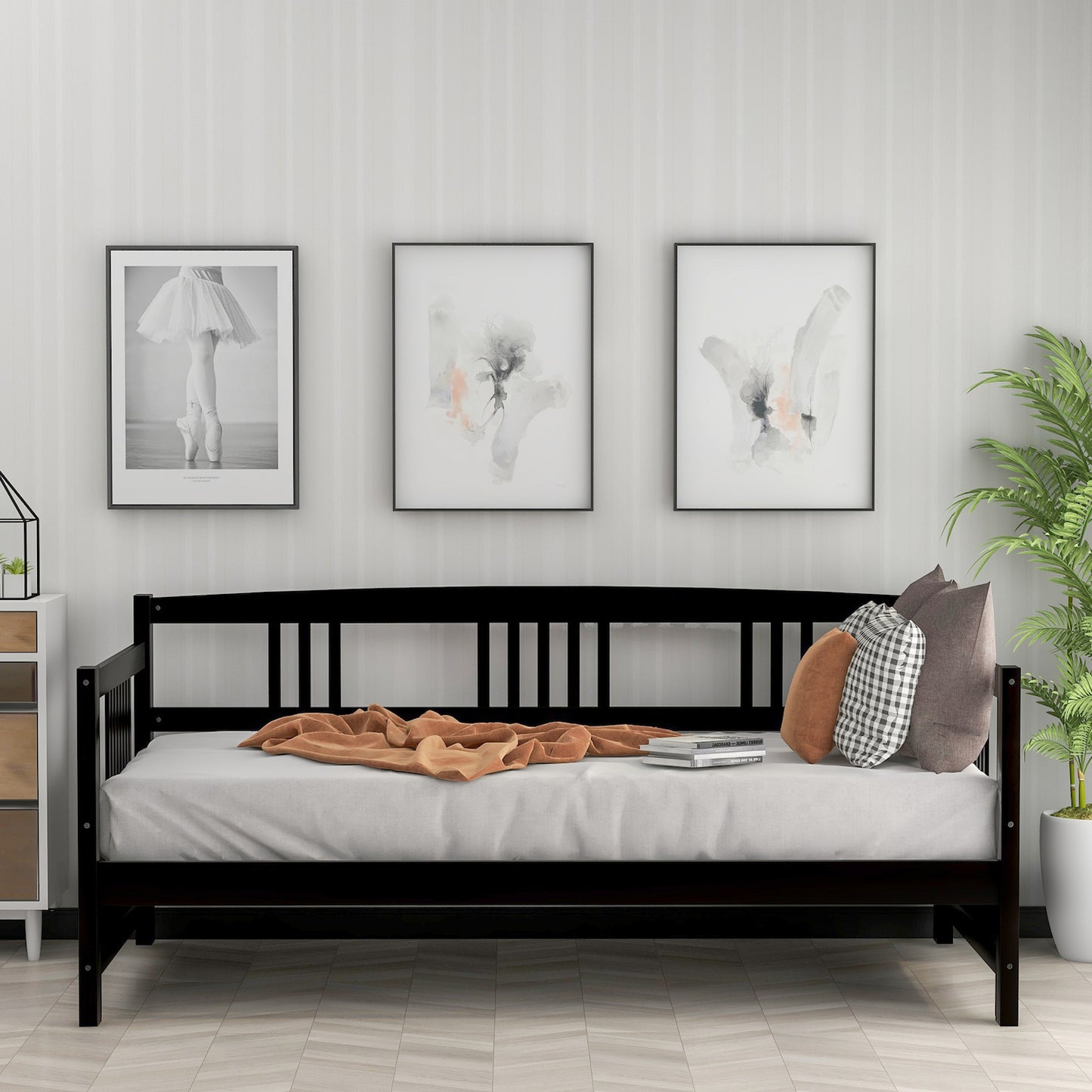 Durango Modern Wooden Twin Size Daybed - Espresso