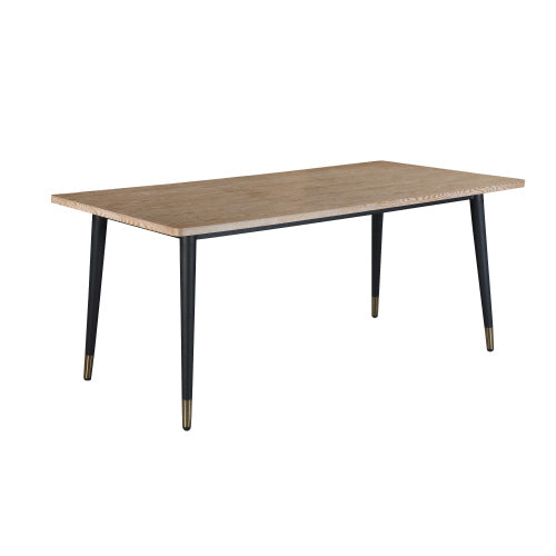 Woker Furniture ‎Mid-Century Modern Rectangular Wooden Dining Table - Natural Wood Wash