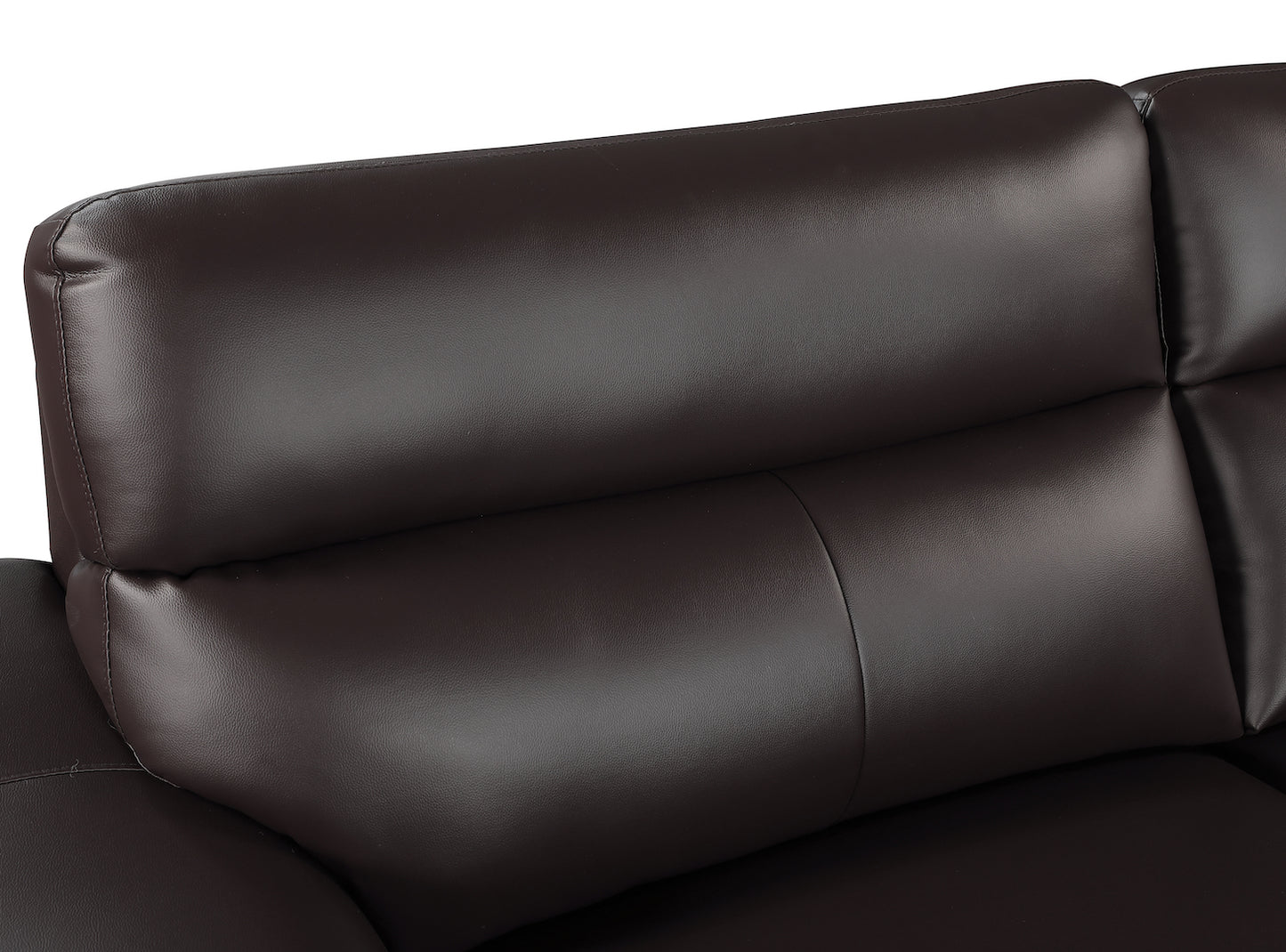 GU Furniture Modern Italian Leather Sofa - Brown