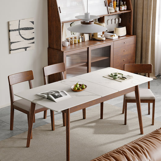 Yeswood Solid Wood Dining Table - Walnut