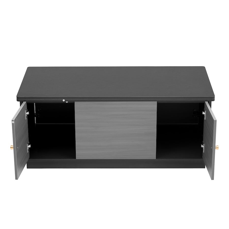 Svatava Modern Lift-top Coffee Table w/ Storage - Black