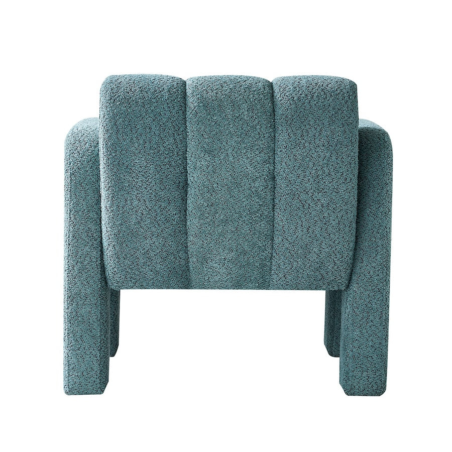 Billie 31.1" Wide Boucle Upholstered Living Room Chair - Teal