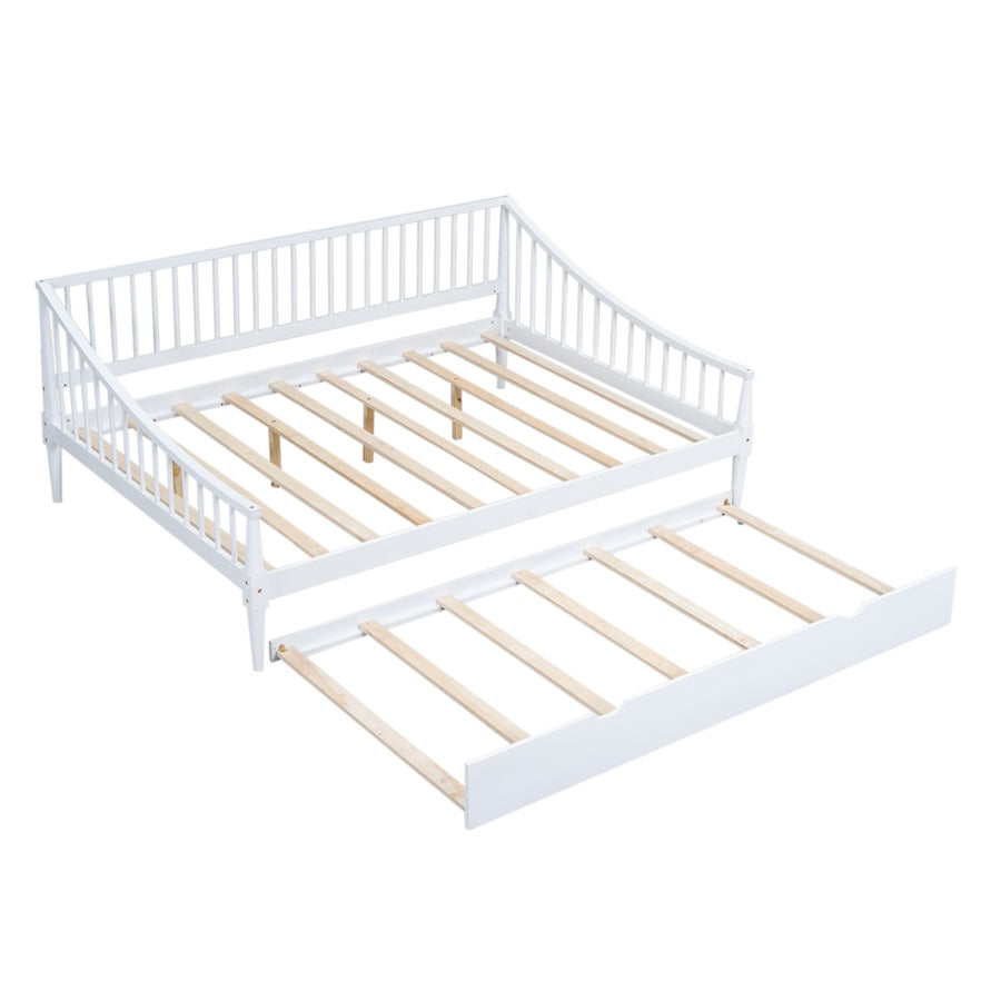 Quinn Full Size Daybed & Trundle Set - White