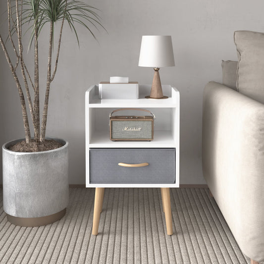 Moonriver Wooden Youth Nightstand - White