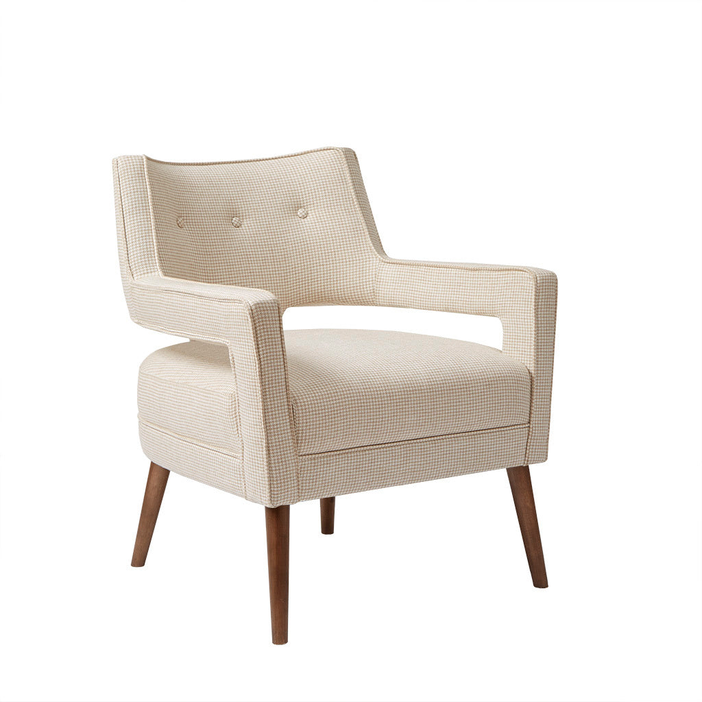 Madison Park Palmer Accent Chair, Cream