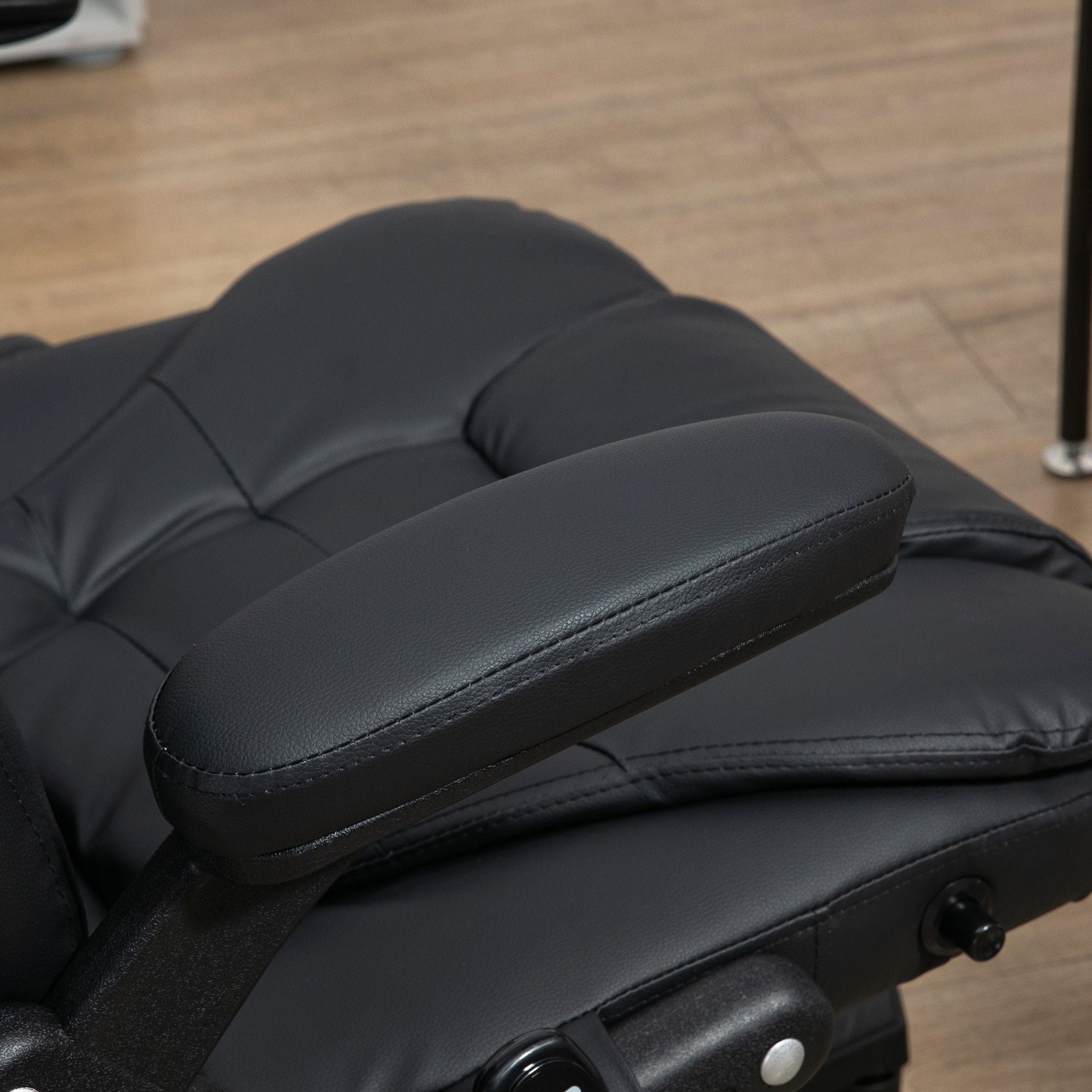 Marcus High-Back Vibration Massage Chair, Heating Office Chair, Black