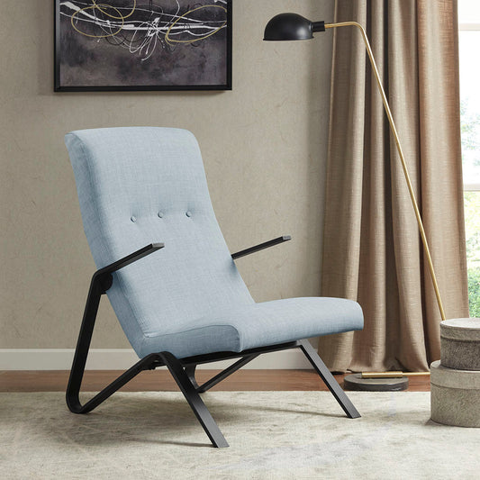 Manhattan Modern Light Blue Accent Lounge Chair