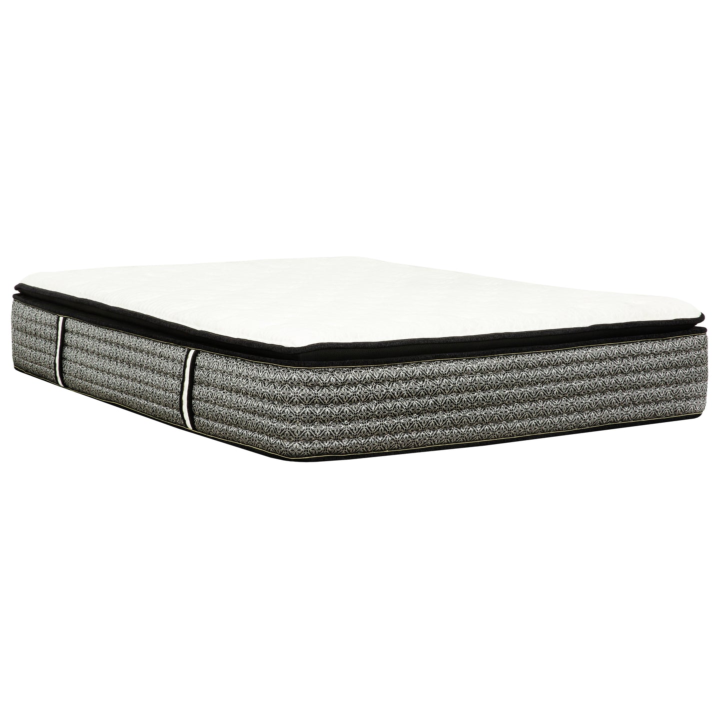 Premium 14 in. Pocket Coil Hybrid Mattress, Queen, Plush Gel Memory Foam Mattress, White/Gray