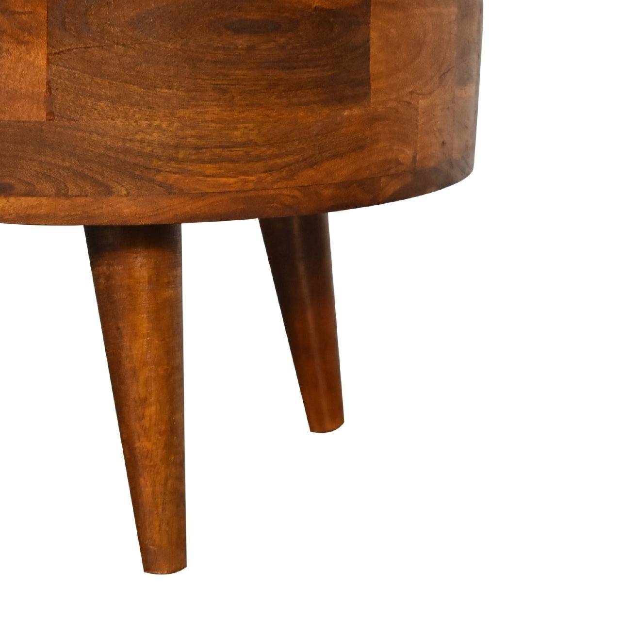 Rita Mini Chestnut Rounded Coffee Table