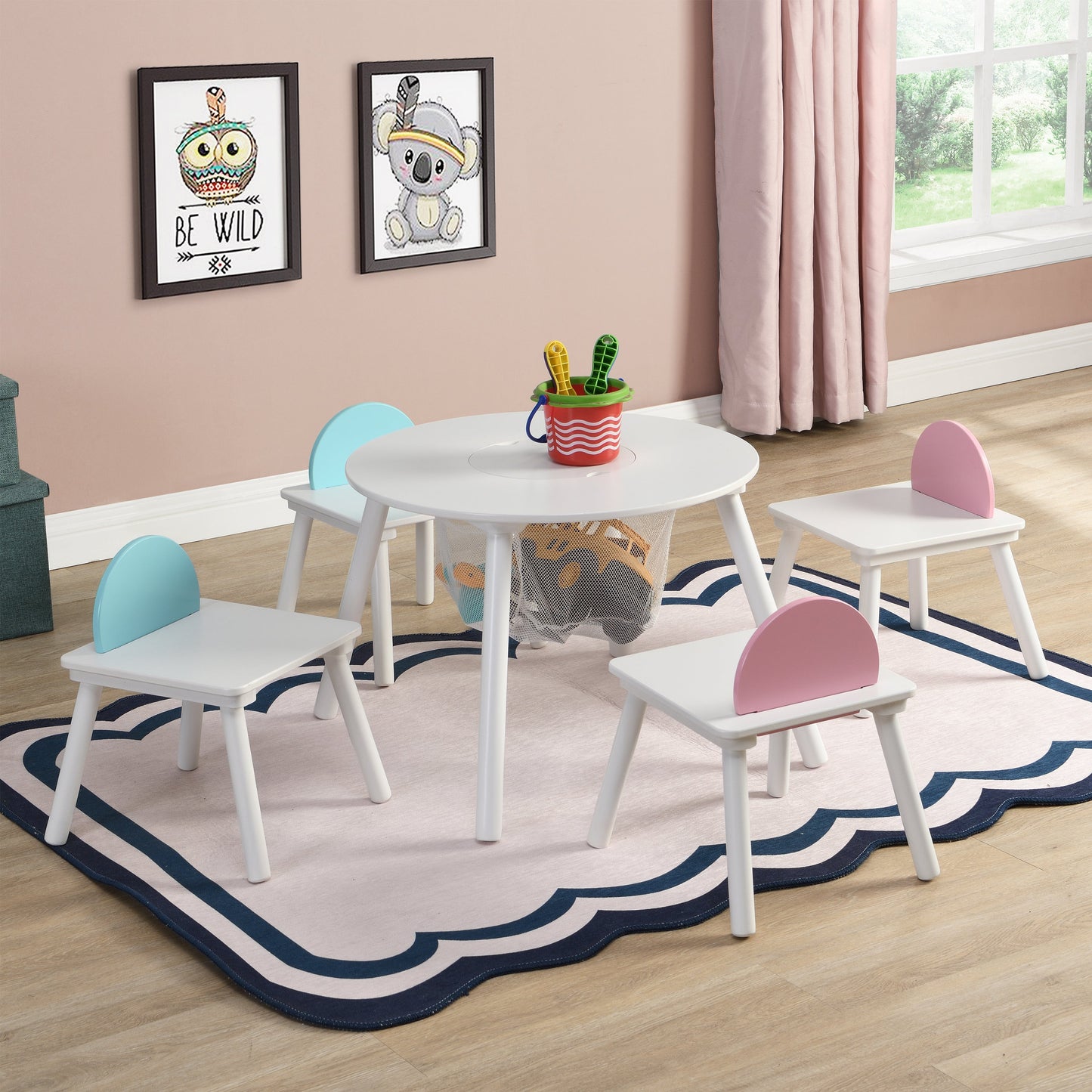 Miranda 5-piece Kids Table & Chair Set