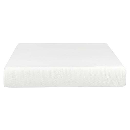 Super Plush 10 in. Medium Gel Memory Foam Mattress for California King Size Bed in a Box with Breathable White Aloe Vera Cover