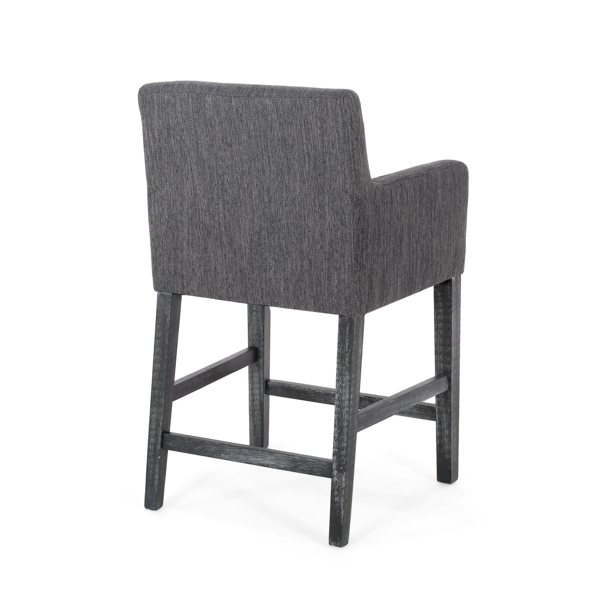 Anouk 26 inch Counter Stool Set of 2 - Charcoal/Gray