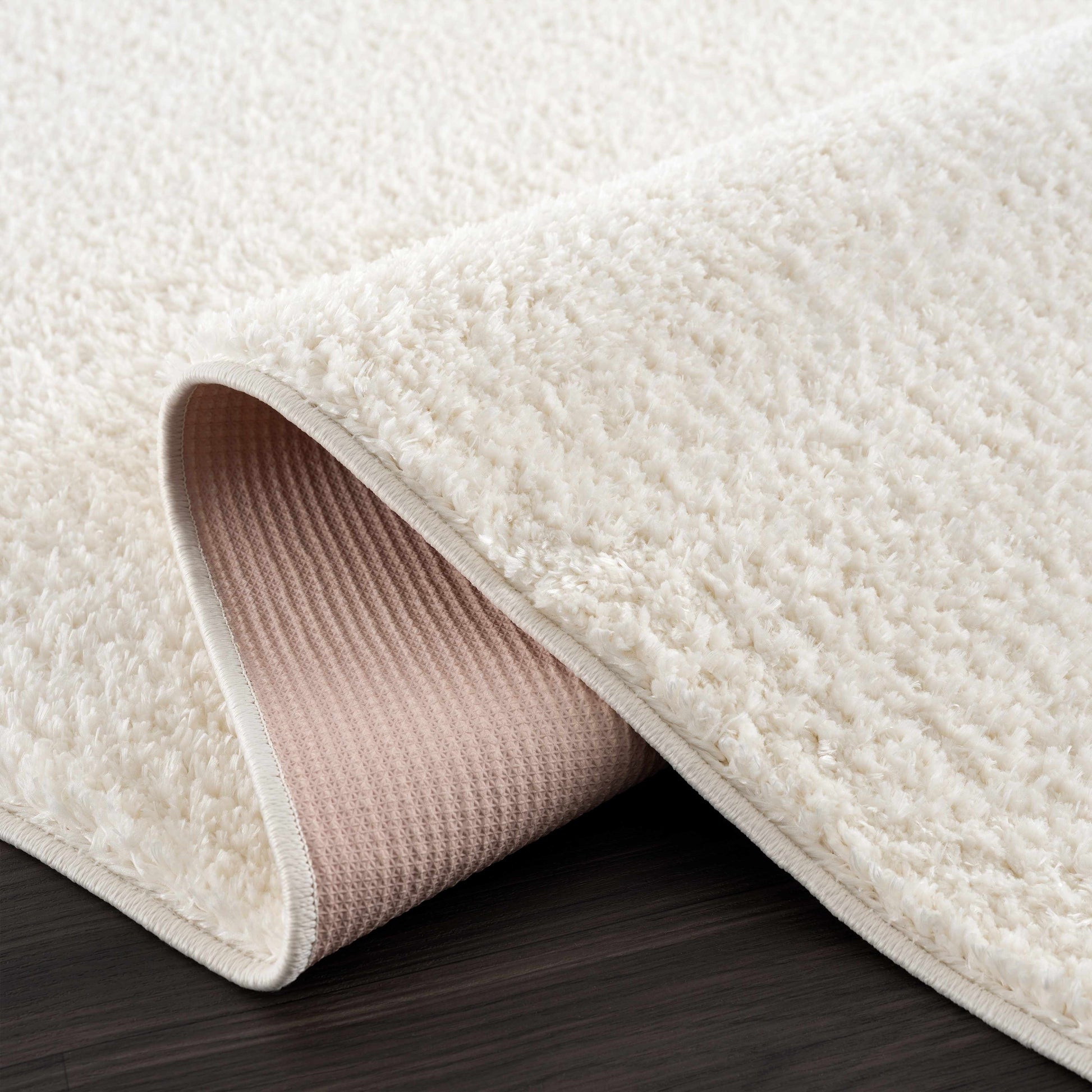 Judy White Washable Area Rug