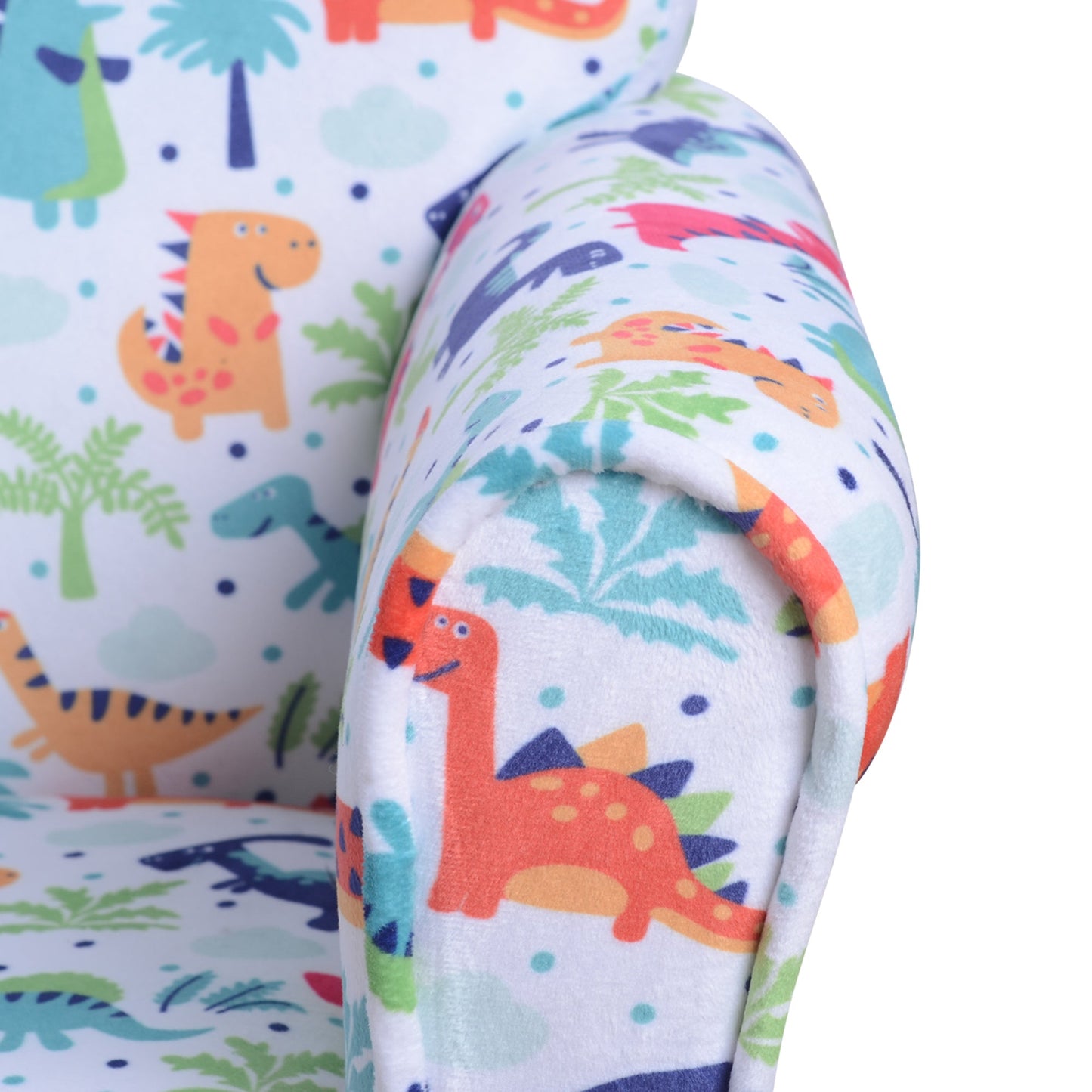 Paula Kid's Sofa Chair with Dinosaur Design and Thick Padding