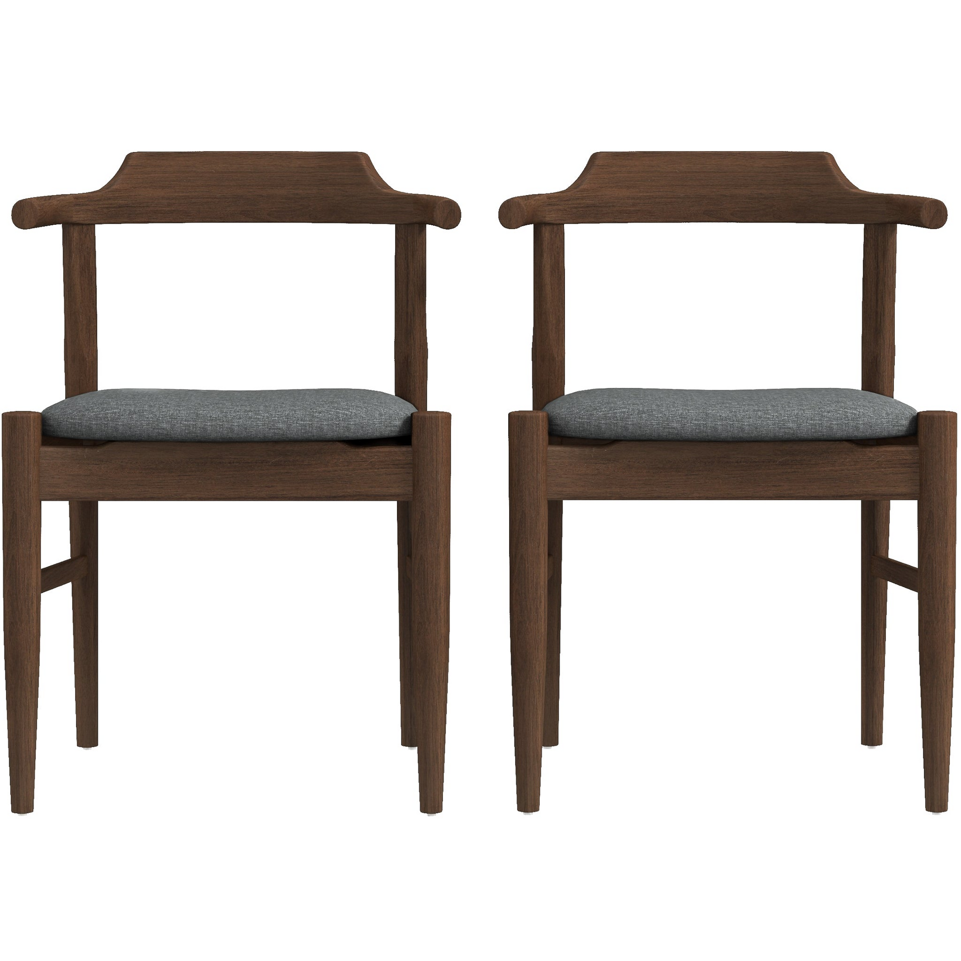 Daisy Gray Fabric Dining Chair Set Of 2