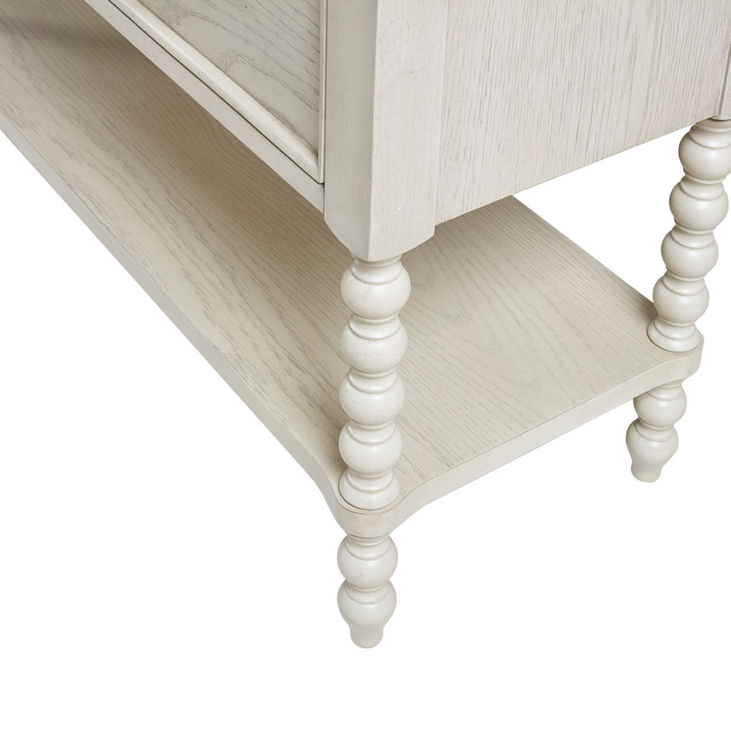 Orson 2 Drawer Accent Chest Antique Cream