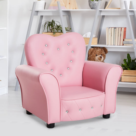 Kids Princess Chair in Pink