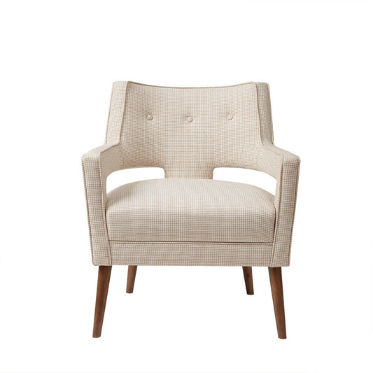 Madison Park Palmer Accent Chair, Cream