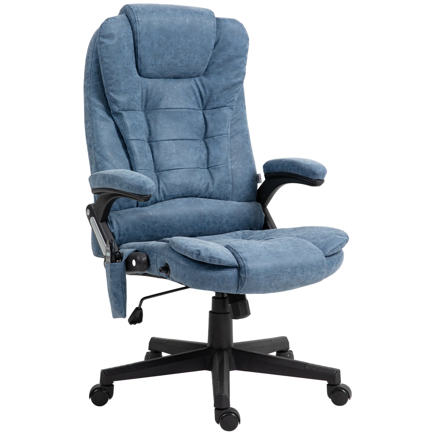 Winry High Back Office Chair with 6-Point Massage, Blue