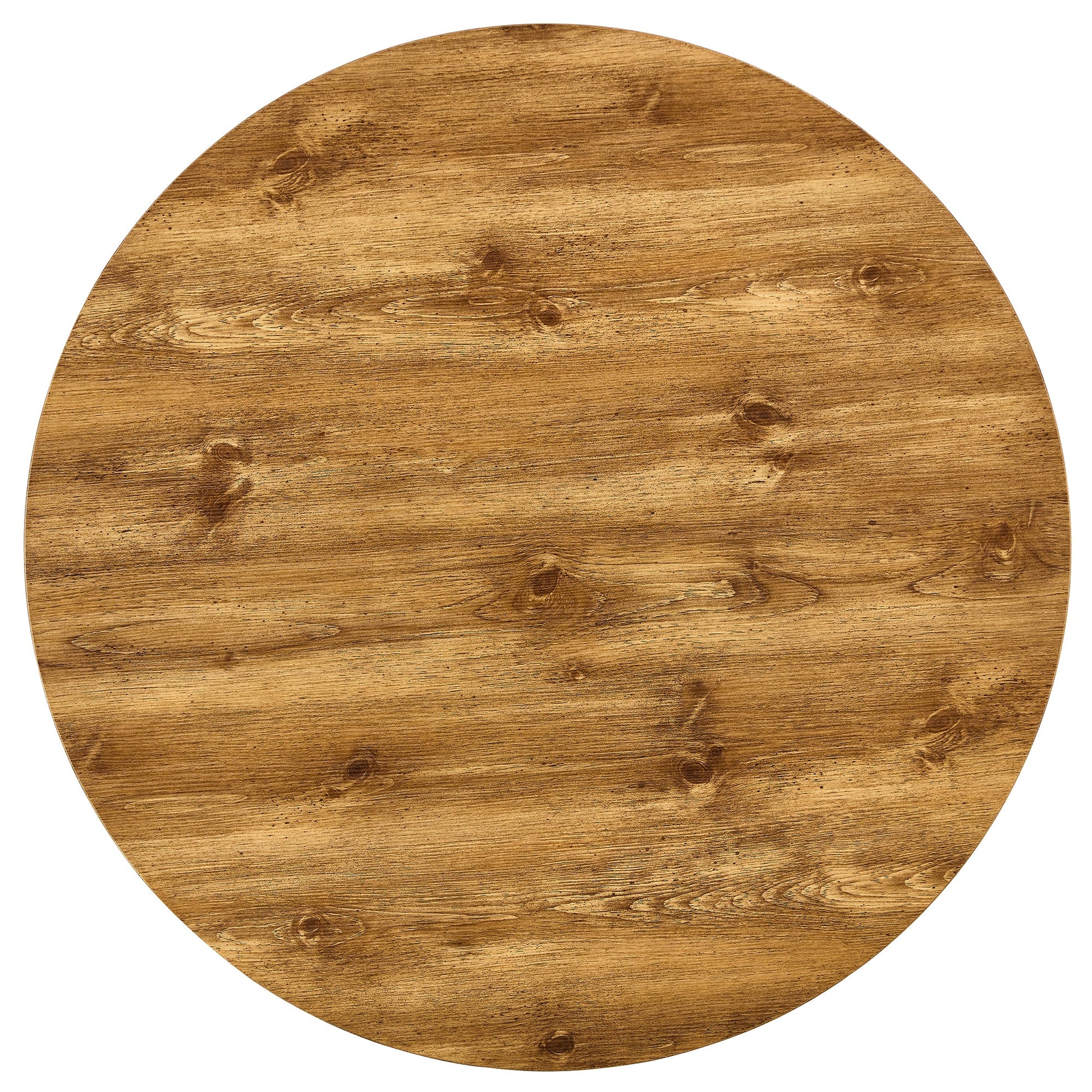 Milo Modern Round Natural Finish Dining Table