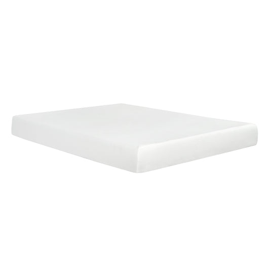 Plush 8 in. Medium Gel Memory Foam Mattress for King Size Bed in a Box with Breathable White Aloe Vera Cover