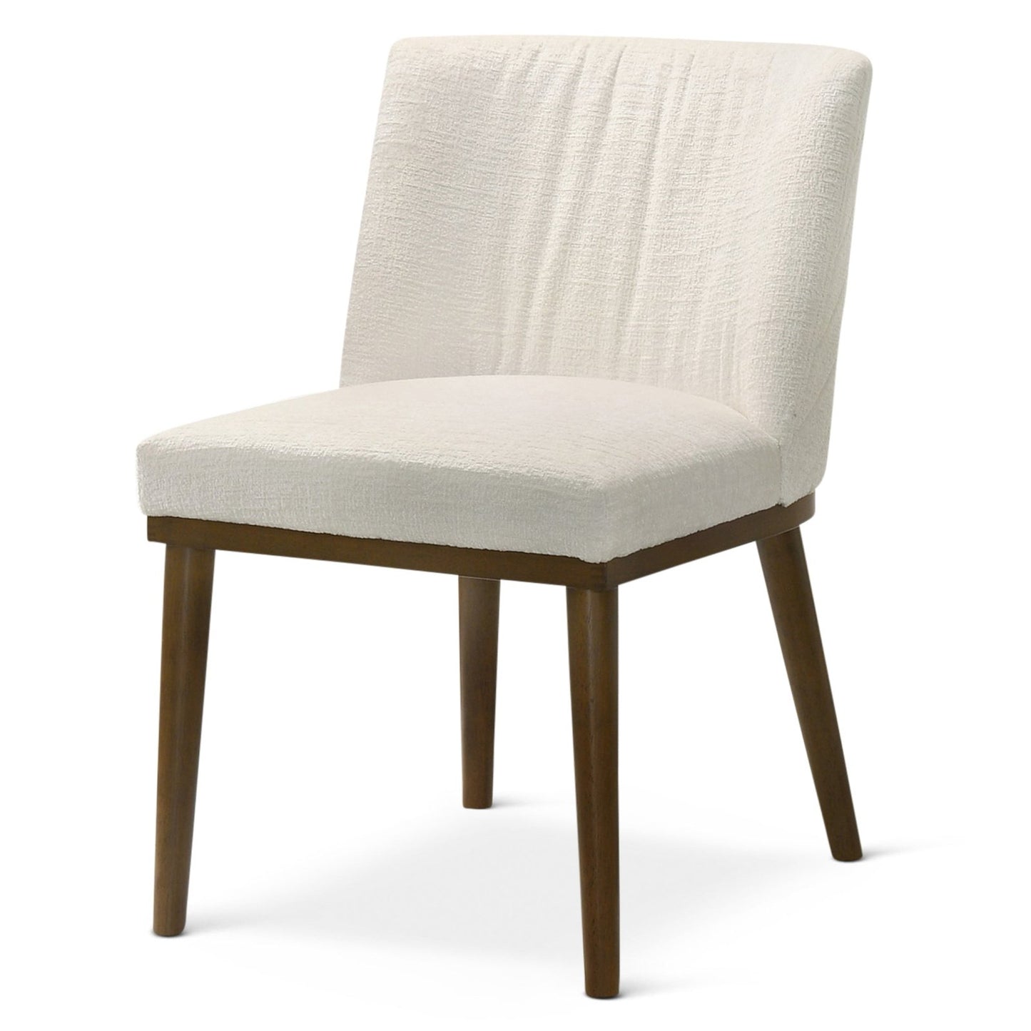 Daley White Fabric Dining Chair Set Of 2