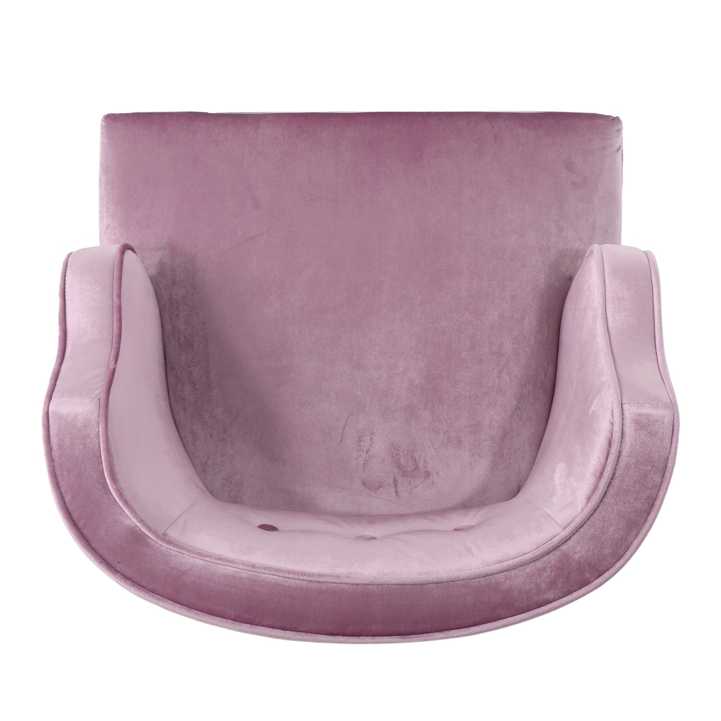 Wren Mid-Century Lavender Purple Velvet Tufted Accent Chair