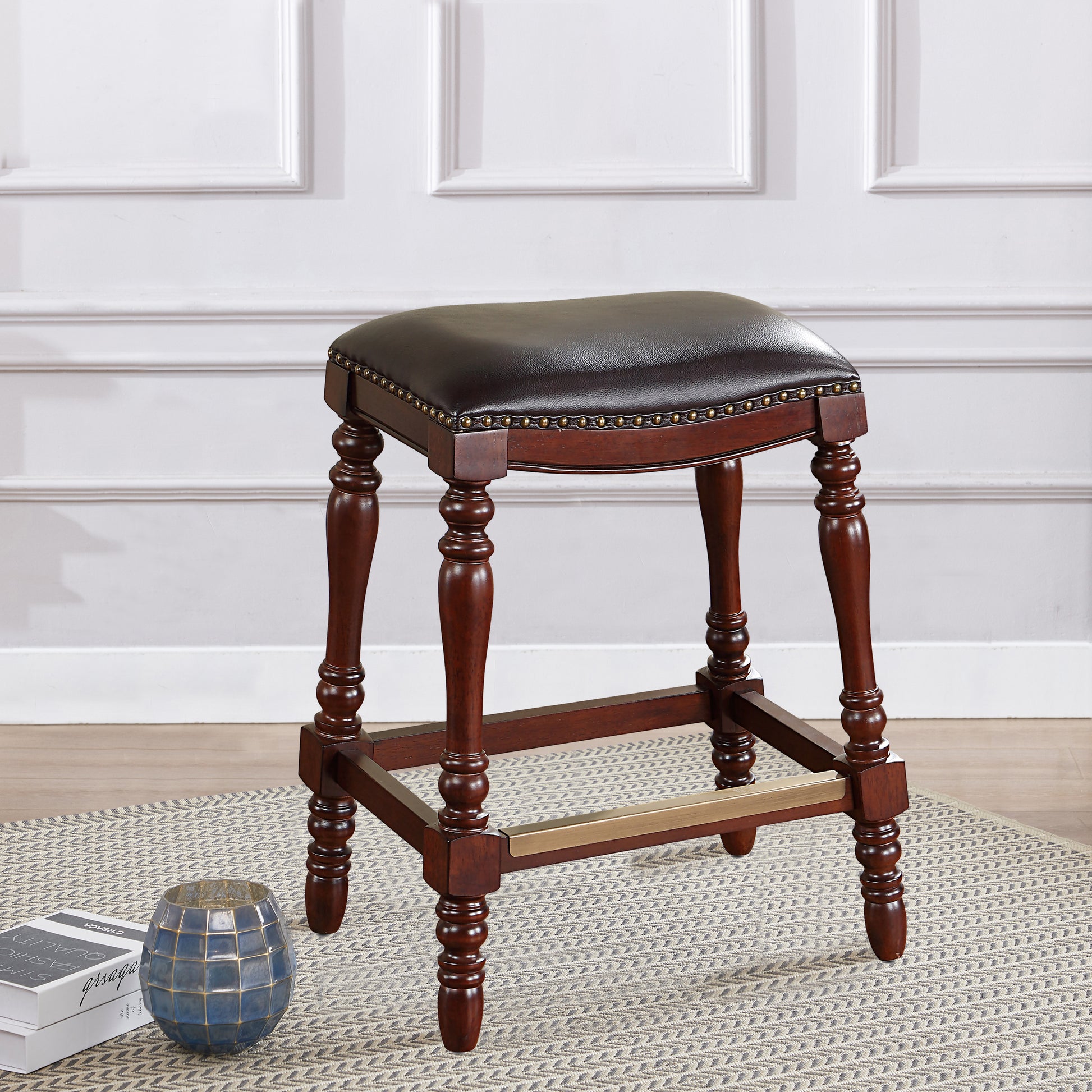 Clinton Saddle Seat Counter Stool