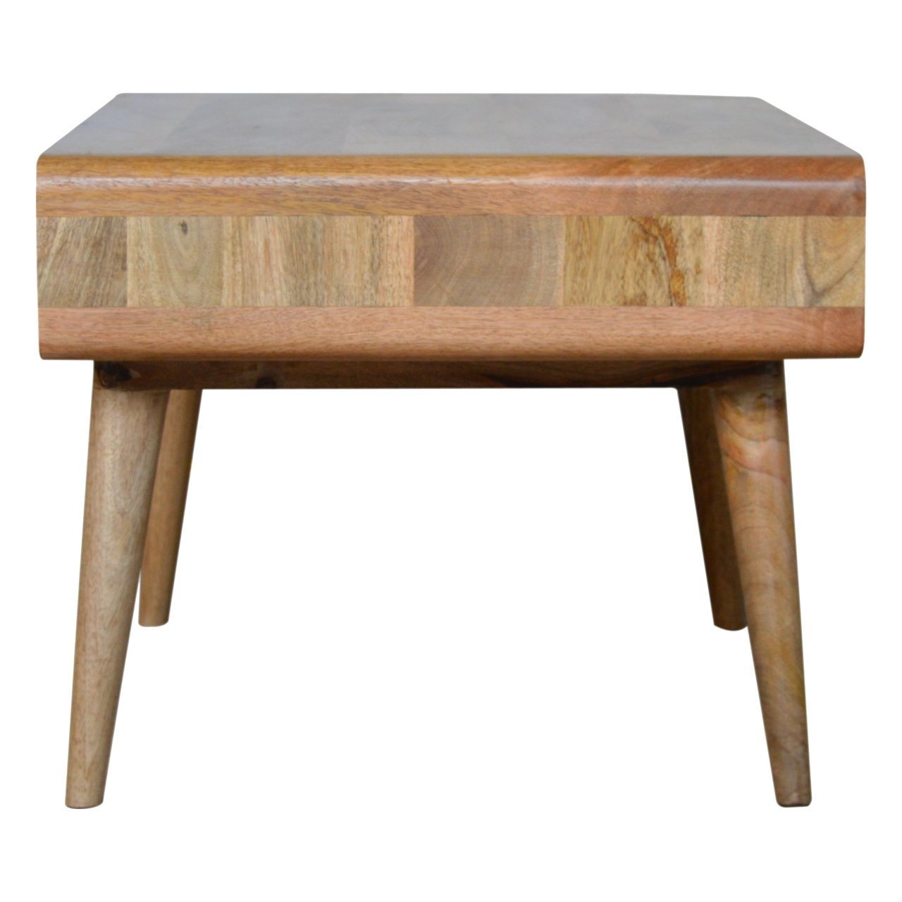 Masterson Curved Oak-ish Coffee Table