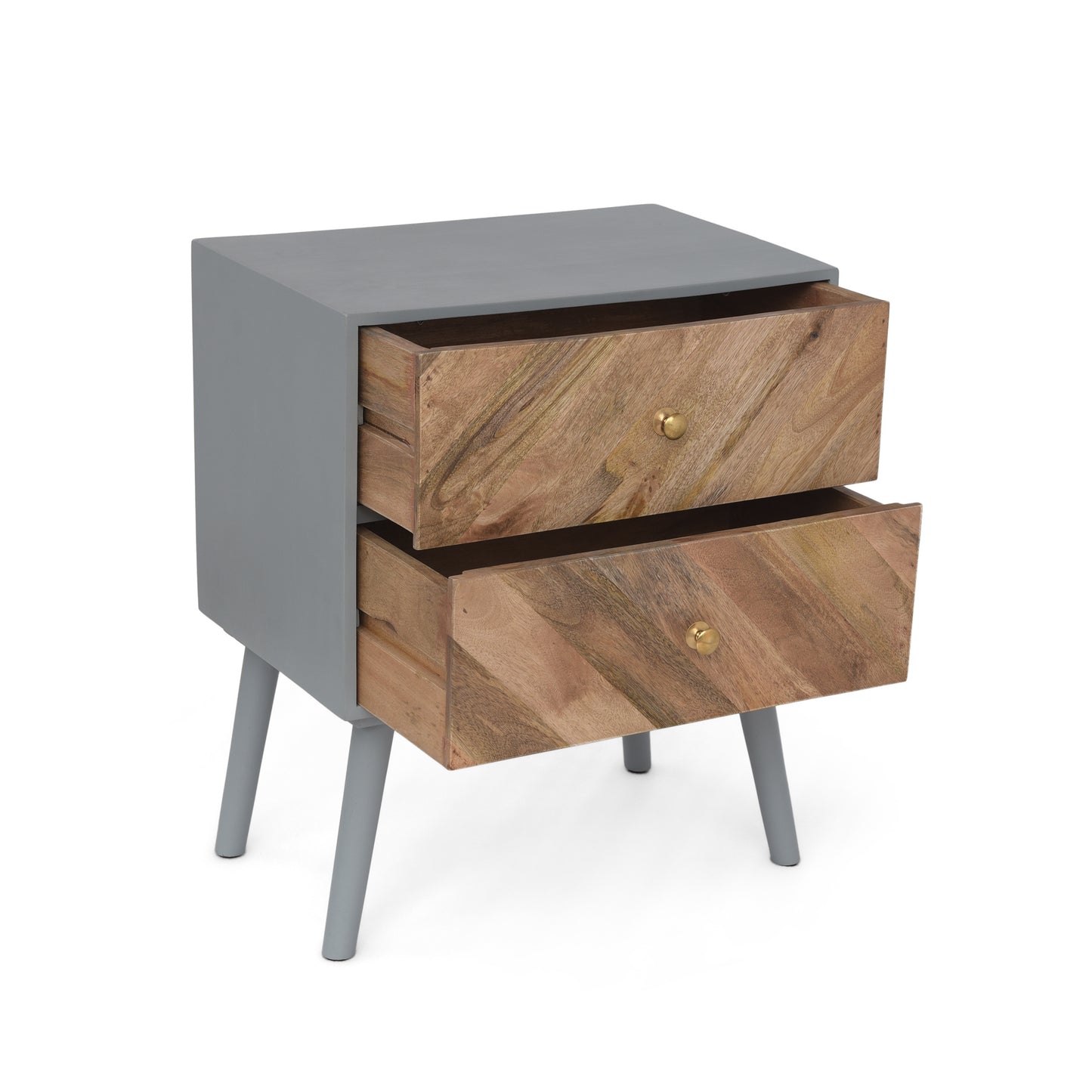 Sadie Mid-Century Modern Nightstand