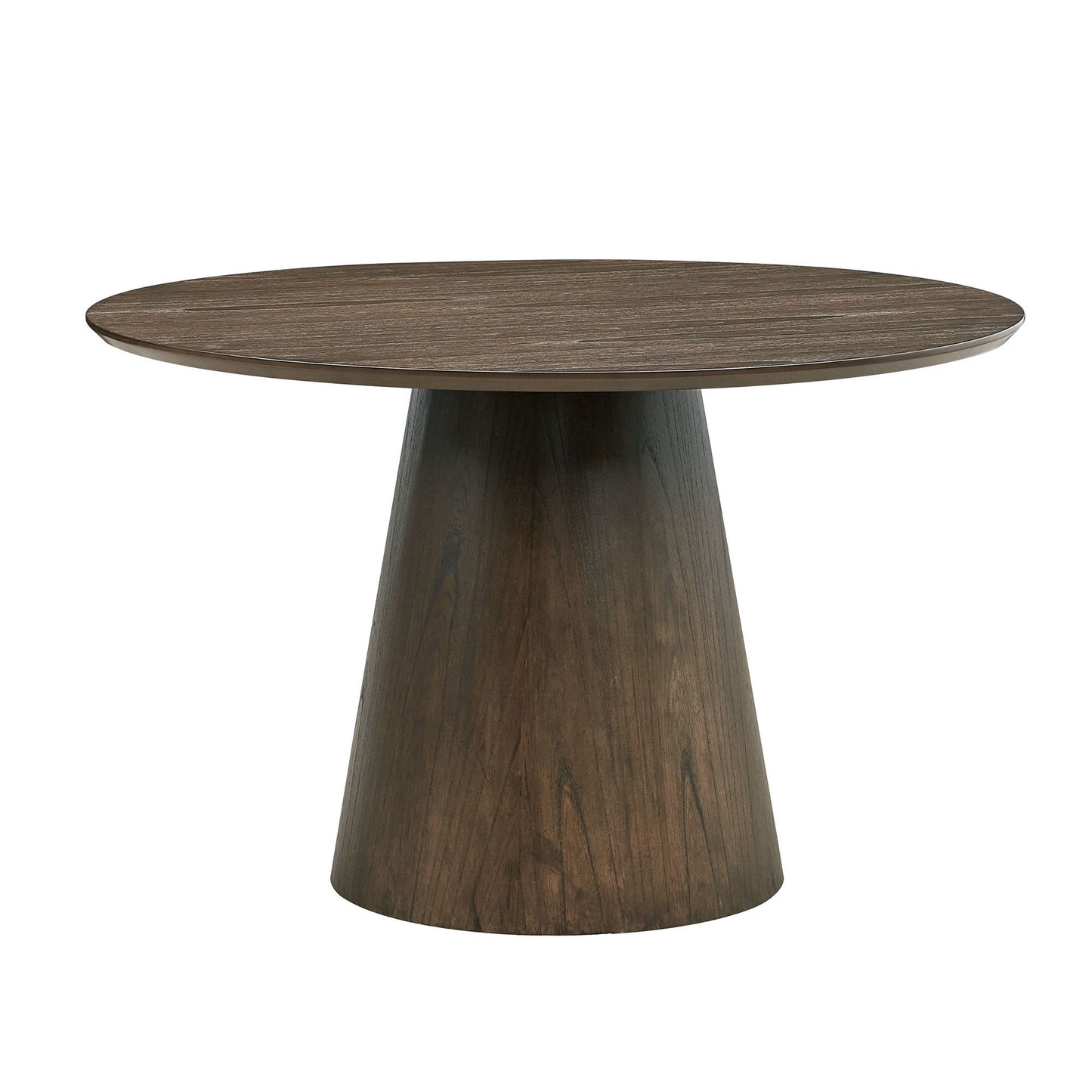 Bernadette 47.24'' Round Mid-Century Modern Dining Table, Walnut