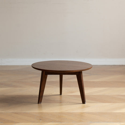 Liora Mid-Century Modern Solid Wood Coffee Table, Walnut